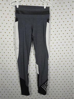 Victorias Secret PINK ULTIMATE Logo cutout Leggings Yoga Pants MEDIUM